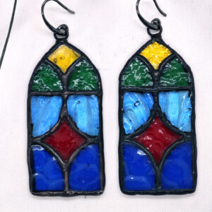 Серьги витражные ручной работы maritsa_glassshop