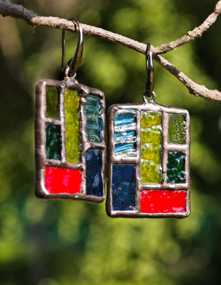 Серьги витражные maritsa_glassshop